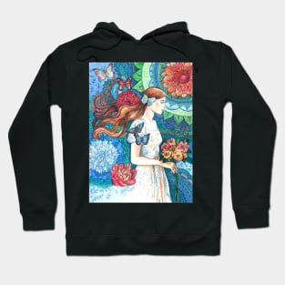 Butterflies and Flowers Hoodie